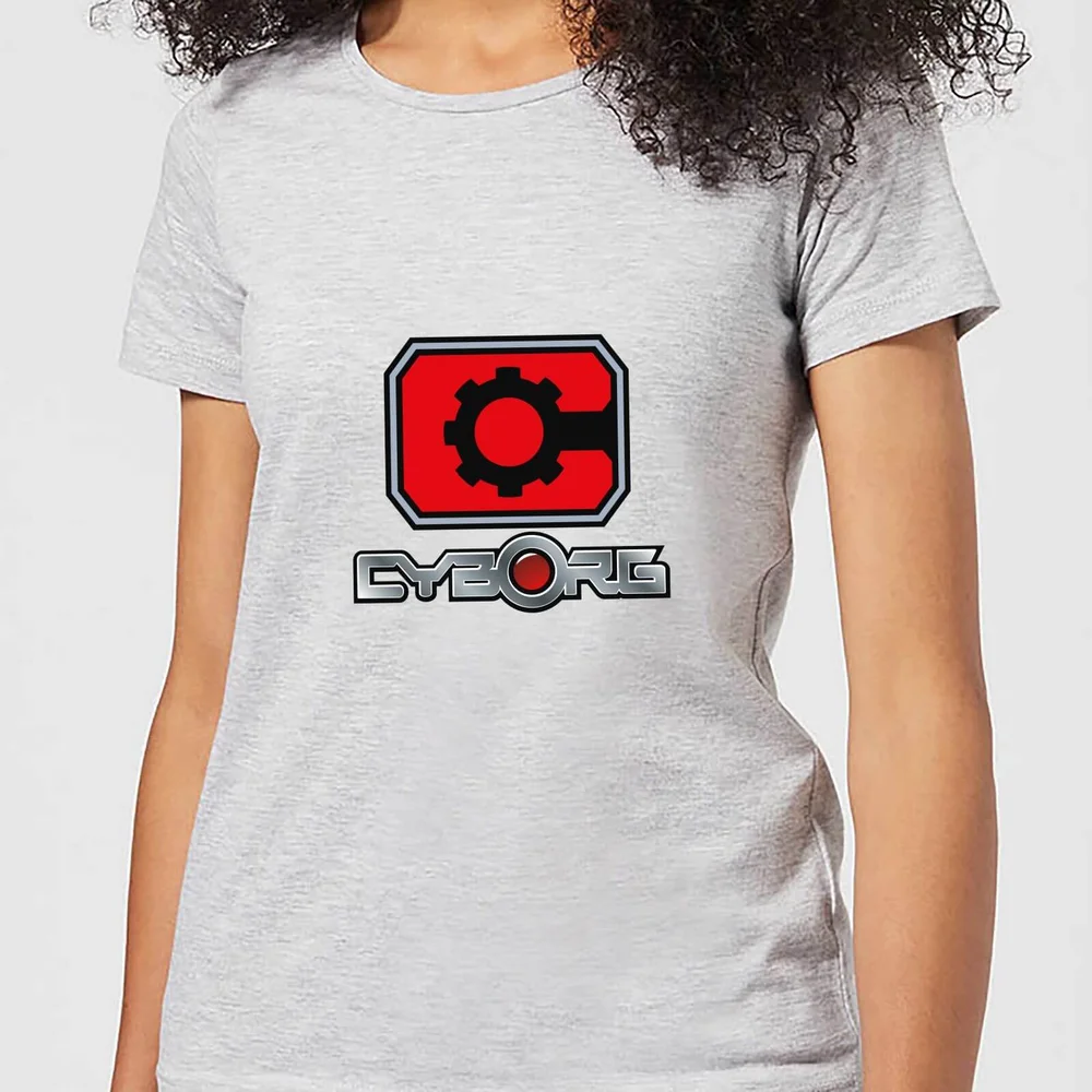 Justice League Cyborg Logo Women's T-Shirt - Grey - XS Bild 1