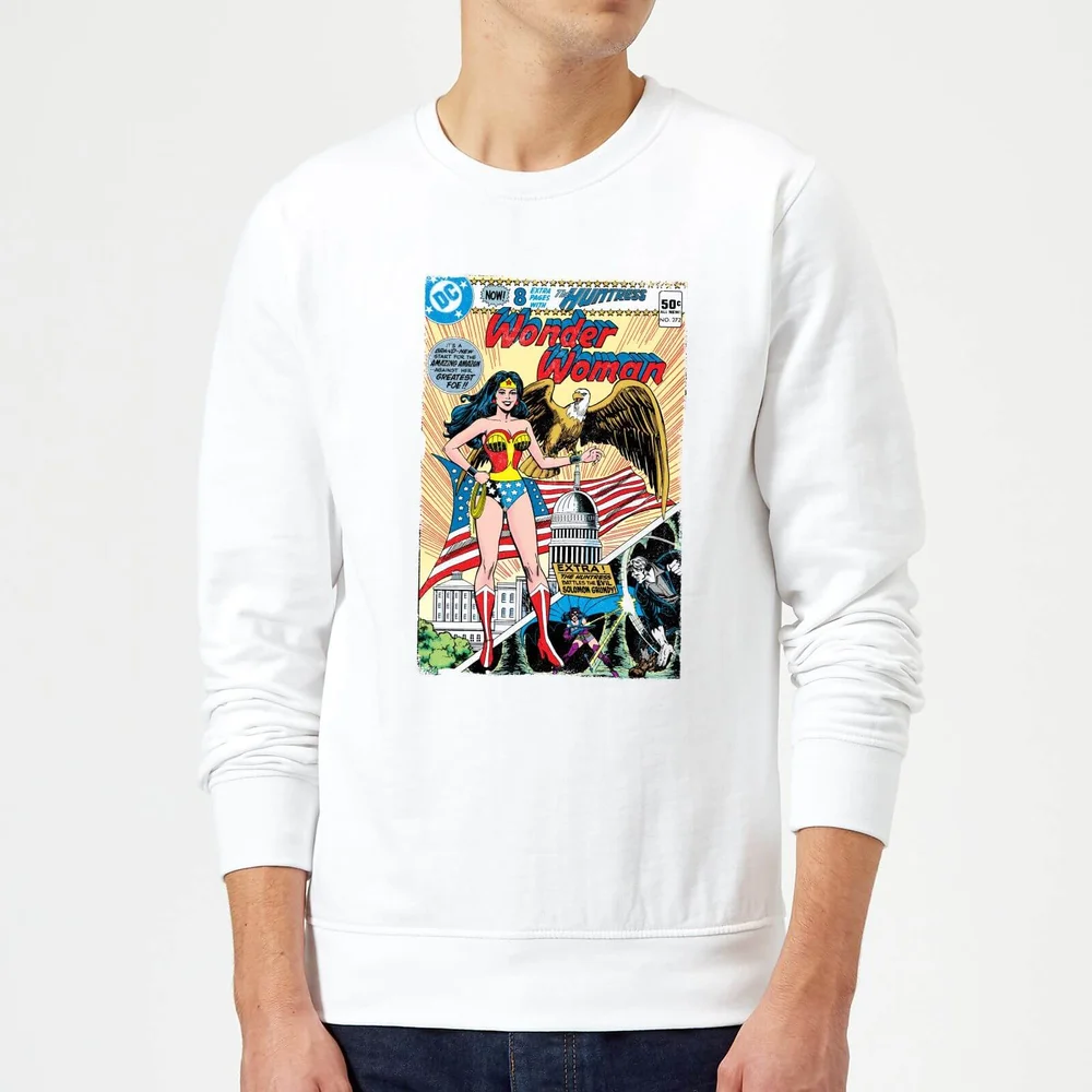 Justice League Wonder Woman Cover Sweatshirt - White - S Bild 1