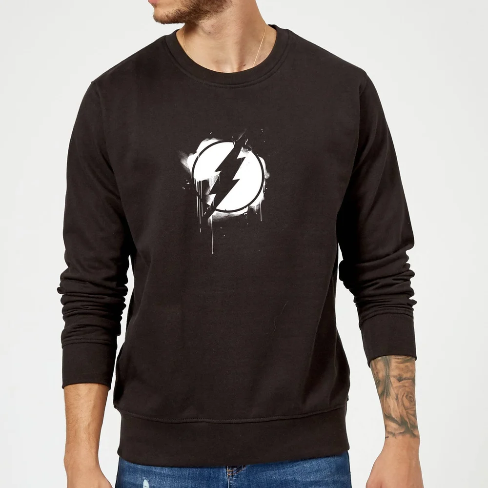 Justice League Graffiti The Flash Sweatshirt - Black - S Bild 1