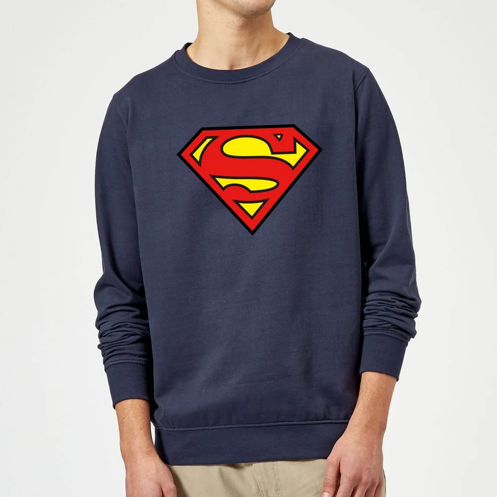 Justice League Superman Logo Sweatshirt - Navy - S Bild 1