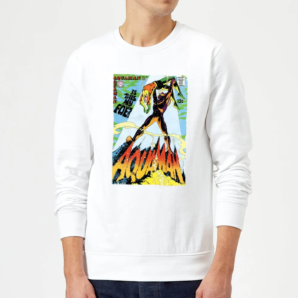 Justice League Aquaman Cover Sweatshirt - White - S Bild 1