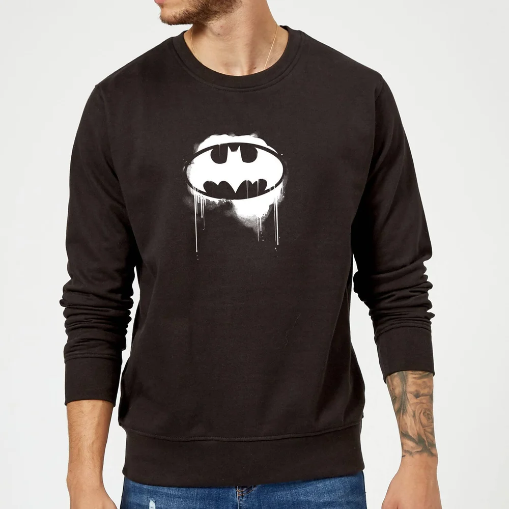 Justice League Graffiti Batman Sweatshirt - Black - S Bild 1