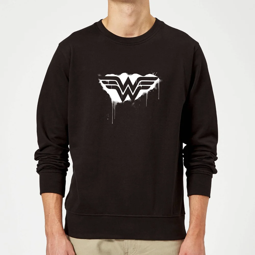 Justice League Graffiti Wonder Woman Sweatshirt - Black - S Bild 1