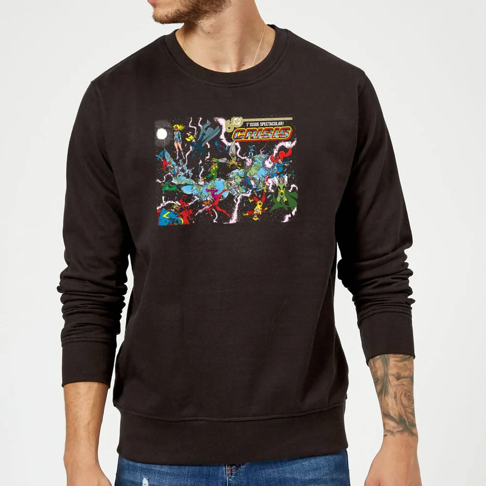Justice League Crisis On Infinite Earths Cover Sweatshirt - Black - S Bild 1