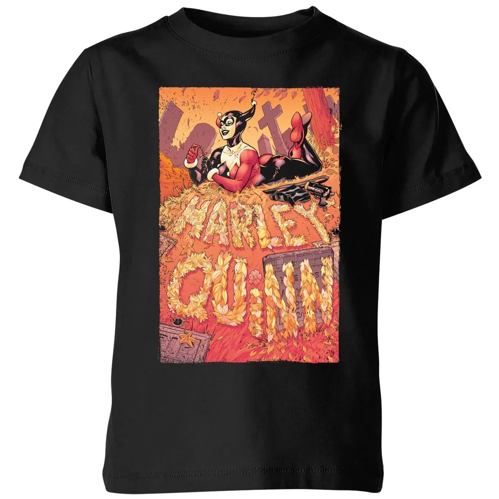 Batman Harley Quinn Cover Kids' T-Shirt - Black - 3-4 Jahre Bild 1