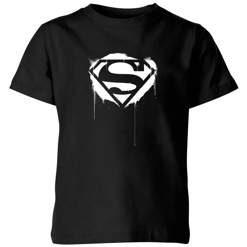 Justice League Graffiti Superman Kids' T-Shirt - Black - 3-4 Jahre Bild 1