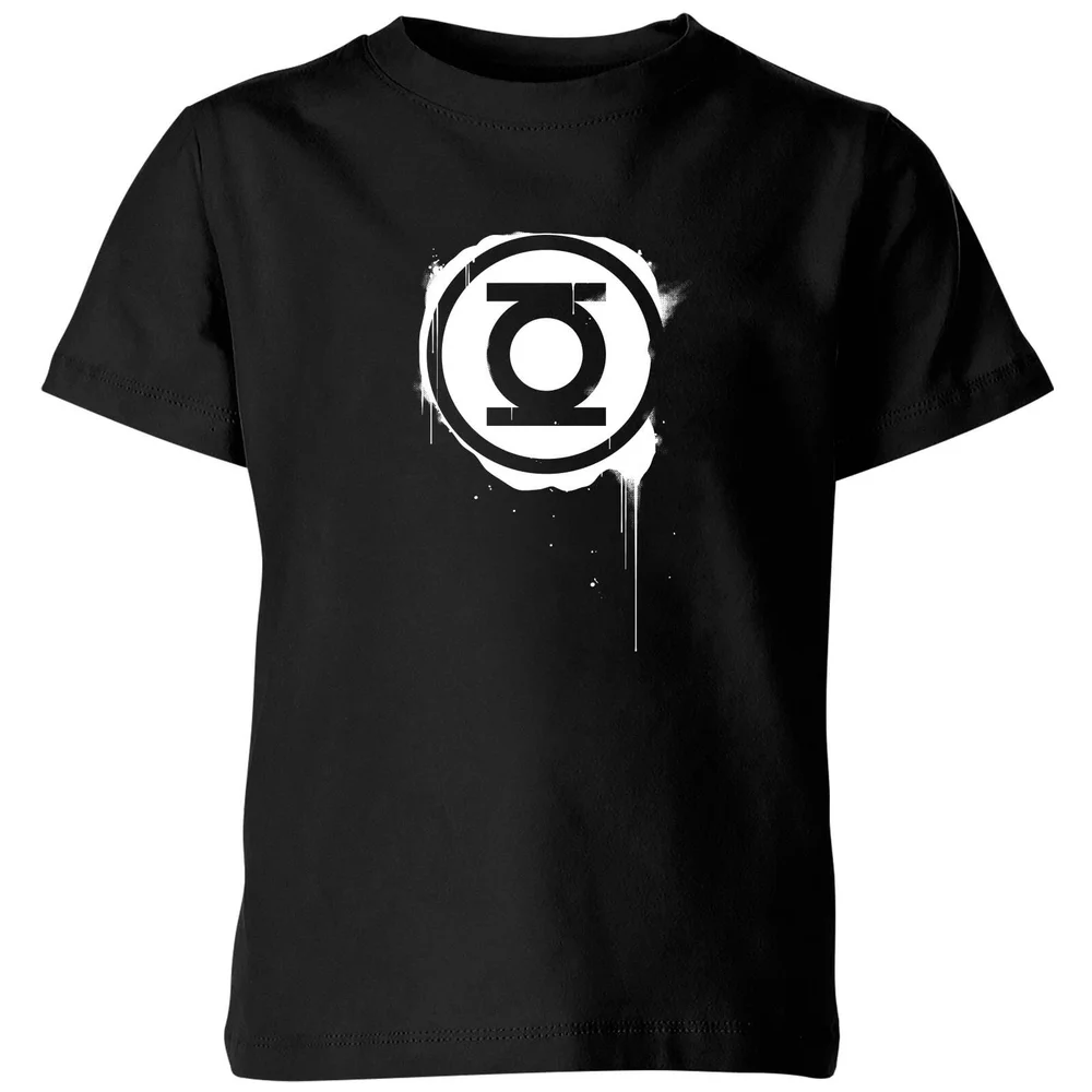 Justice League Graffiti Green Lantern Kids' T-Shirt - Black - 3-4 Jahre Bild 1
