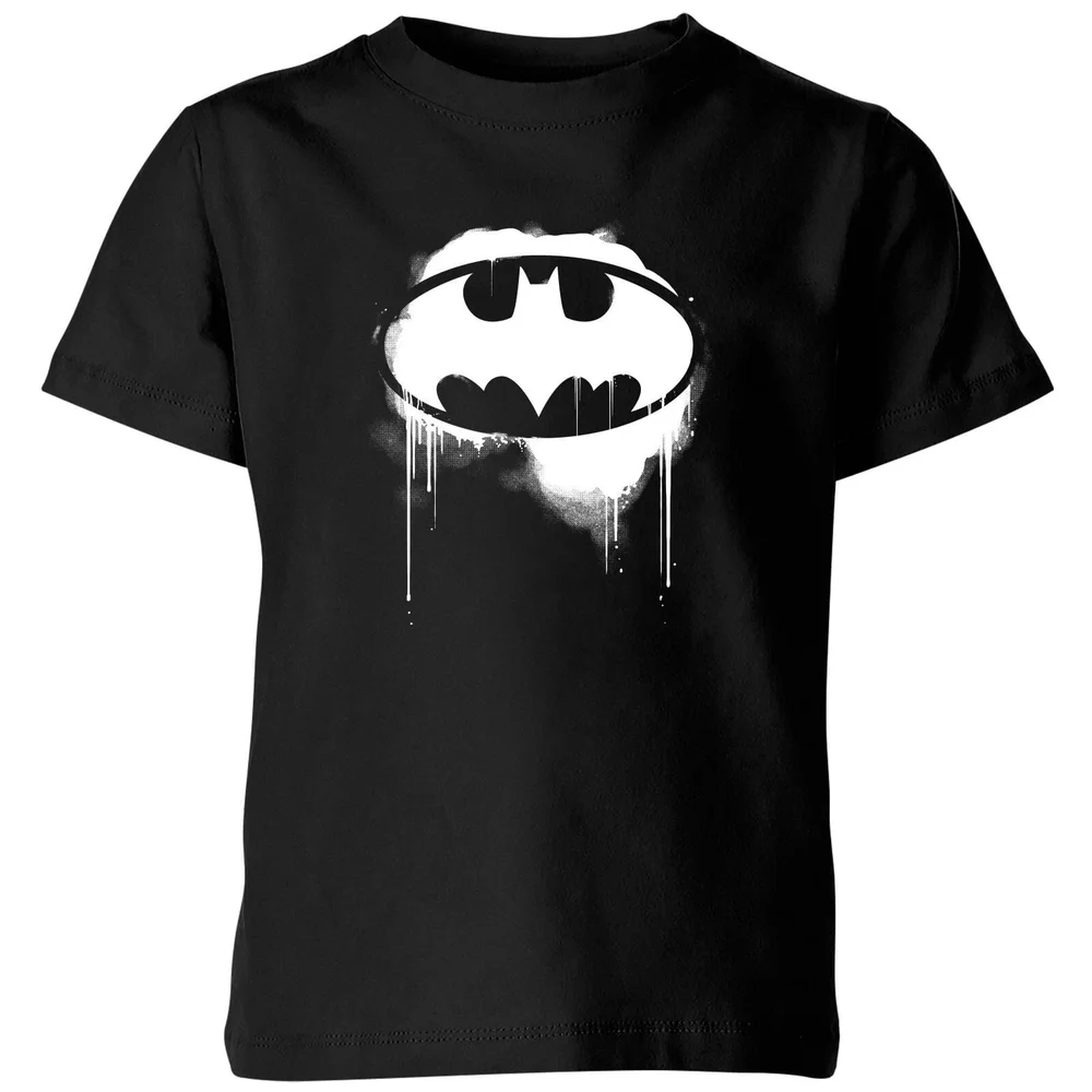 Justice League Graffiti Batman Kids' T-Shirt - Black - 3-4 Jahre Bild 1