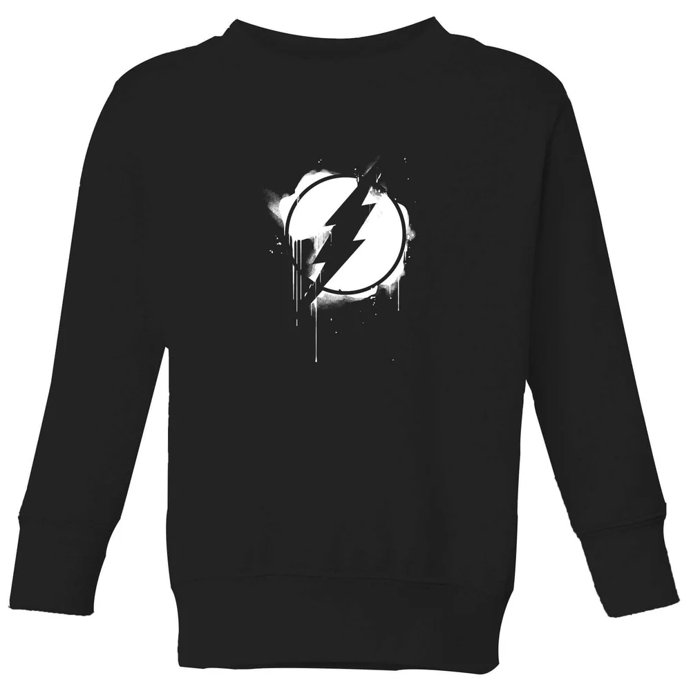 Justice League Graffiti The Flash Kids' Sweatshirt - Black - 3-4 Jahre Bild 1