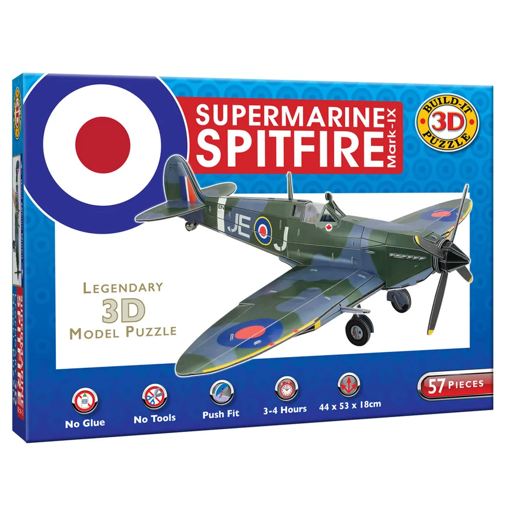 Build it 3D Spitfire Puzzle Bild 1
