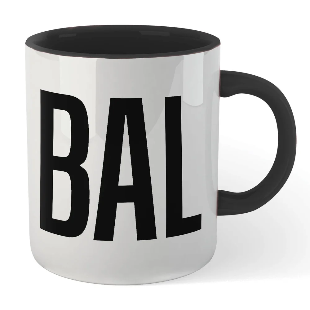 Bald Mug - White/Black Bild 1