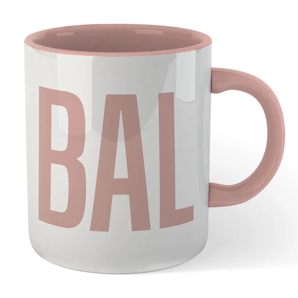 Bald Mug - White/Pink Bild 1