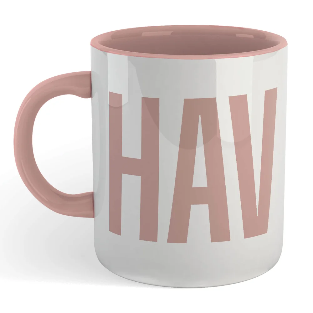 Chav Mug - White/Pink Bild 1