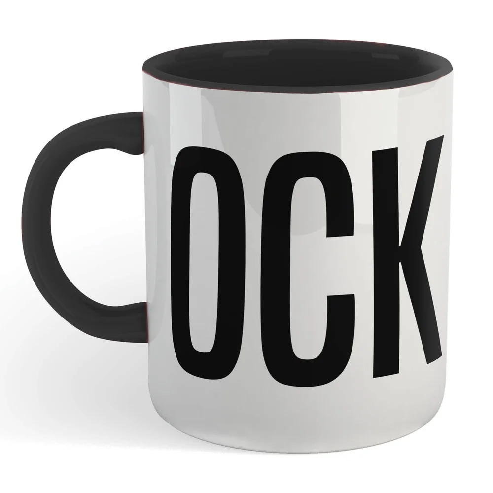 C*ck Mug - White/Black Bild 1