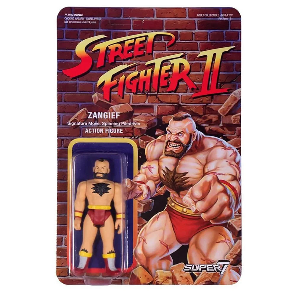 Super7 Street Fighter Zangief ReAction Figure Bild 1