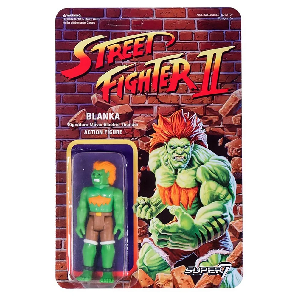 Super7 Street Fighter Blanka ReAction Figure Bild 1