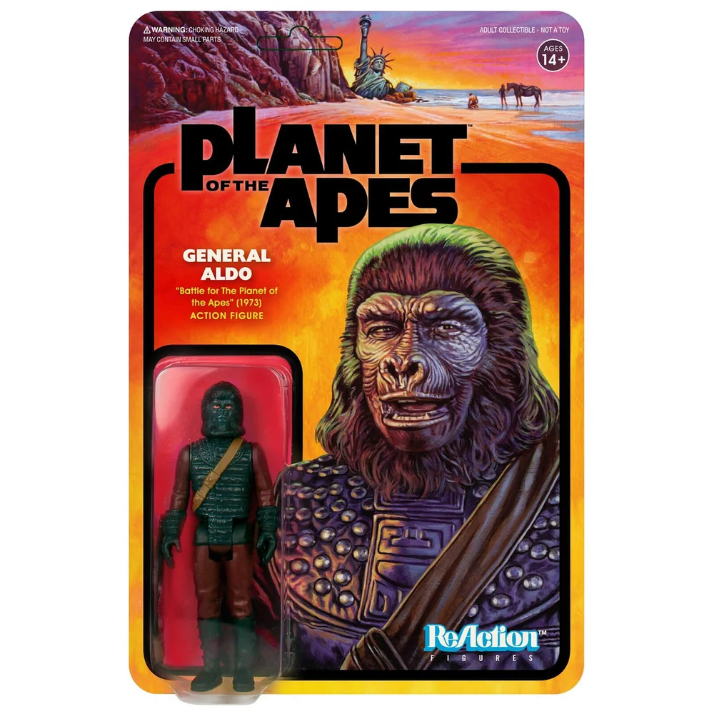 Super7 Planet of the Apes Wave 2 General Aldo ReAction-Figur Bild 1