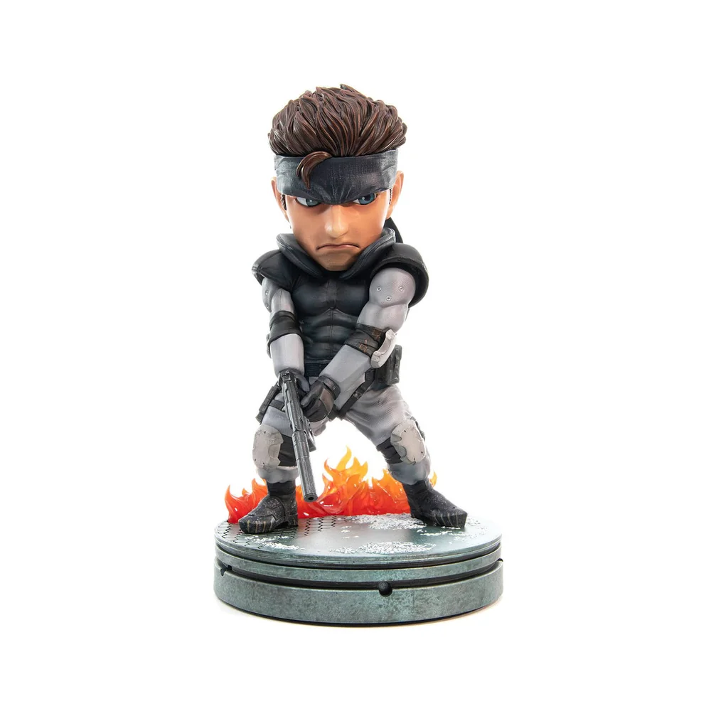 First 4 Figures Metal Gear Solid PVC-SD-Figur Solid Snake 20 cm Bild 1