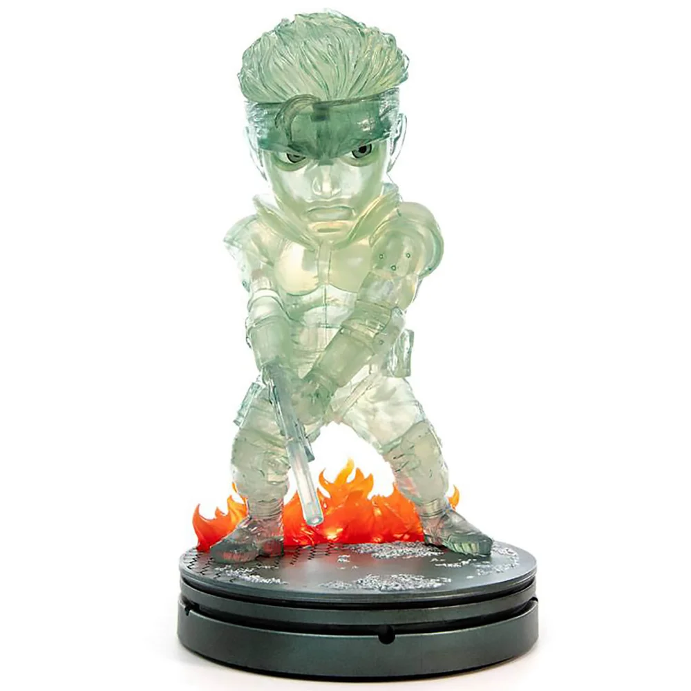 First 4 Figures Metal Gear Solid PVC-SD-Figur Solid Snake Stealth Camouflage Ver. 20 cm Bild 1