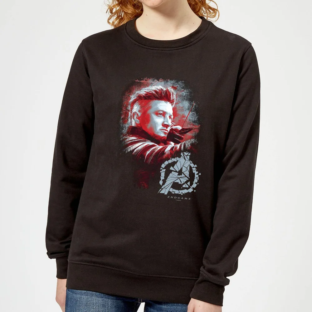 Avengers Endgame Hawkeye Brushed Damen Sweatshirt - Schwarz - XS Bild 1