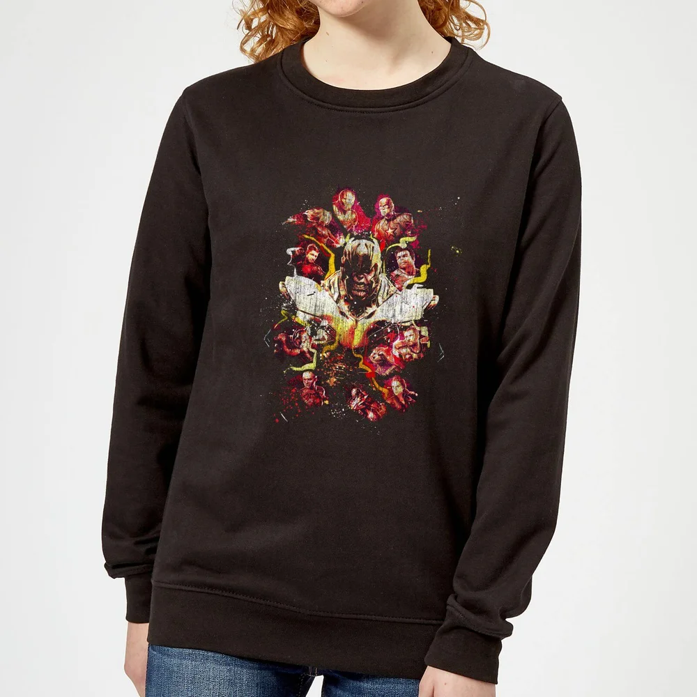 Avengers Endgame Distressed Thanos Damen Sweatshirt - Schwarz - XS Bild 1