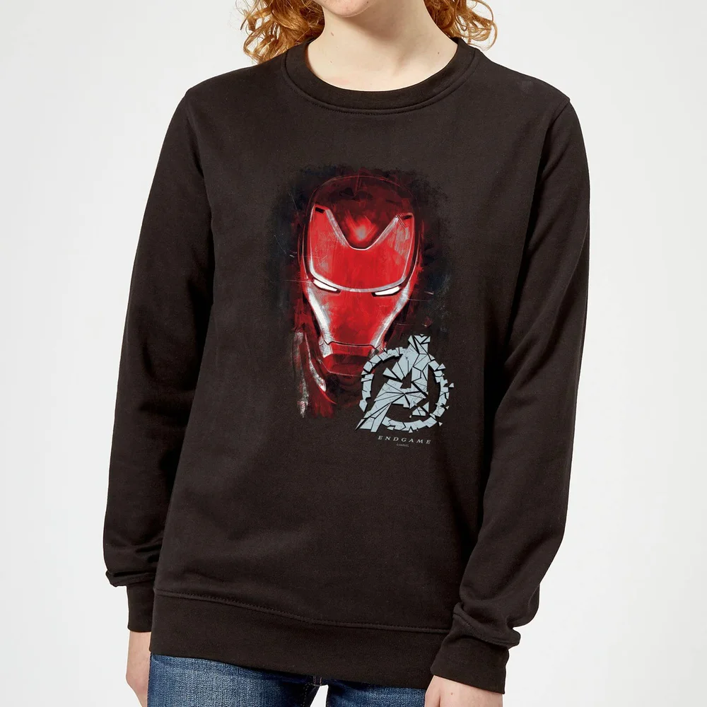 Avengers Endgame Iron Man Brushed Damen Sweatshirt - Schwarz - XS Bild 1