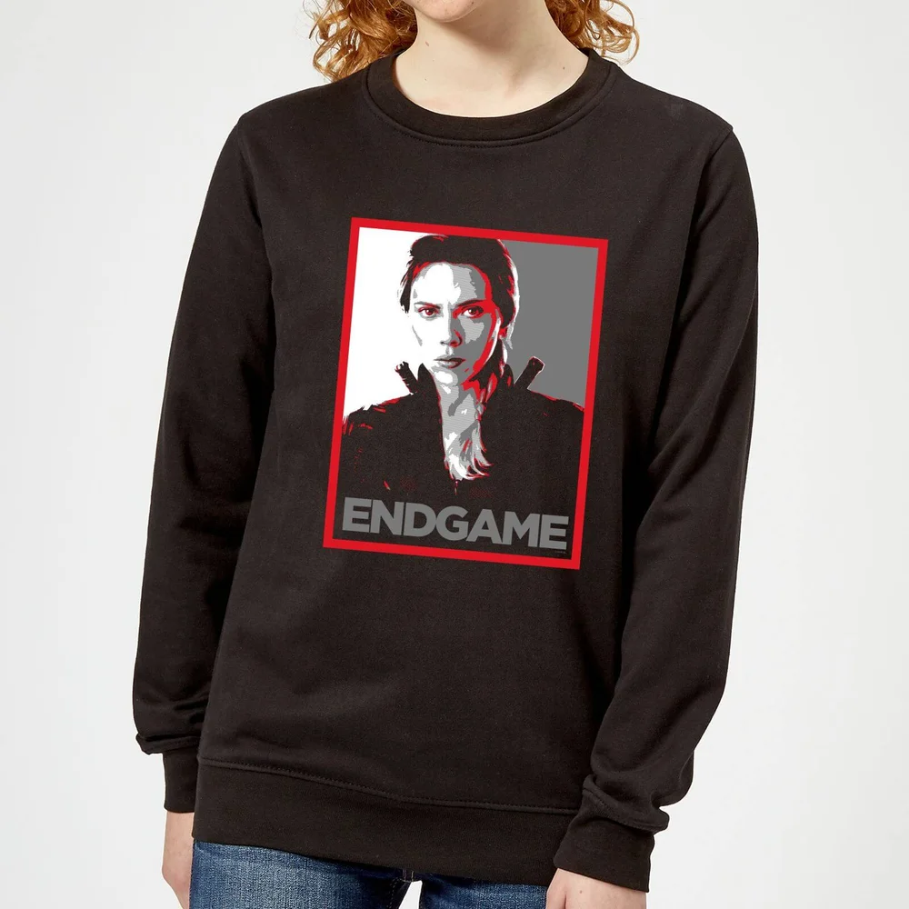 Avengers Endgame Black Widow Poster Women's Sweatshirt - Black - XS Bild 1