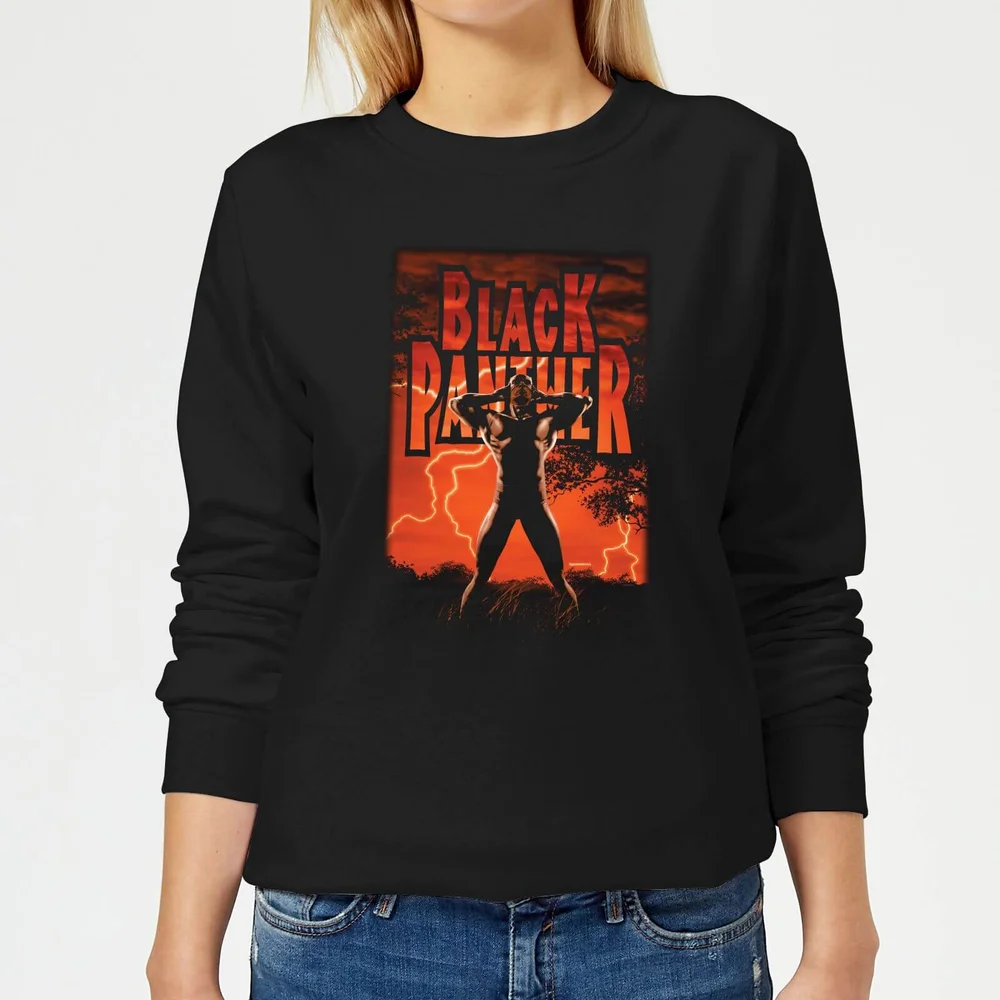 Marvel Universe Wakanda Lightning Women's Sweatshirt - Black - XS Bild 1