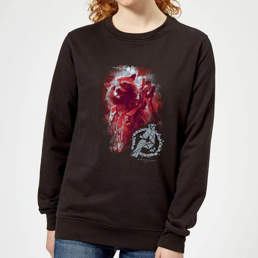 Avengers Endgame Rocket Brushed Damen Sweatshirt - Schwarz - XS Bild 1