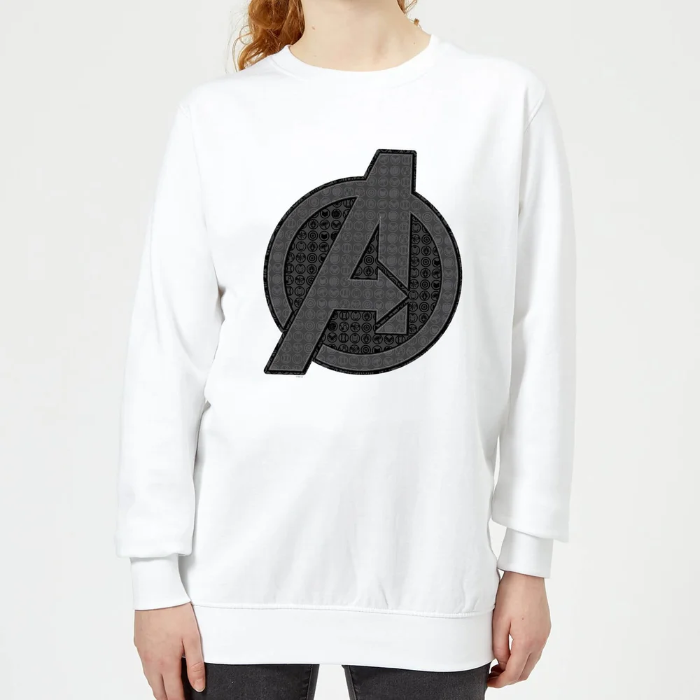 Avengers Endgame Iconic Logo Damen Sweatshirt - Weiß - XS Bild 1