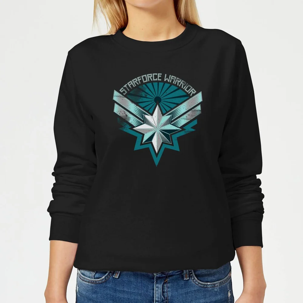 Captain Marvel Starforce Warrior Women's Sweatshirt - Black - XS Bild 1