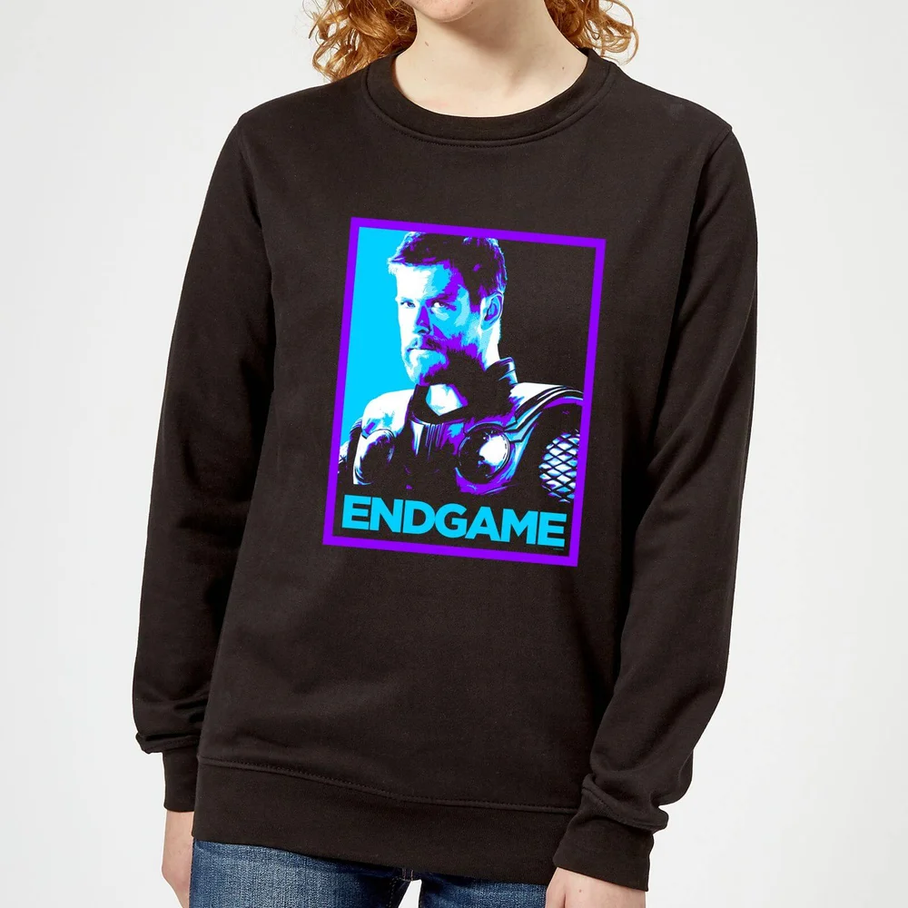 Avengers Endgame Thor Poster Women's Sweatshirt - Black - XS Bild 1