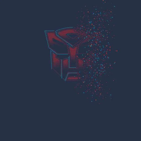 Transformers Autobot Fade Hoodie - Navy