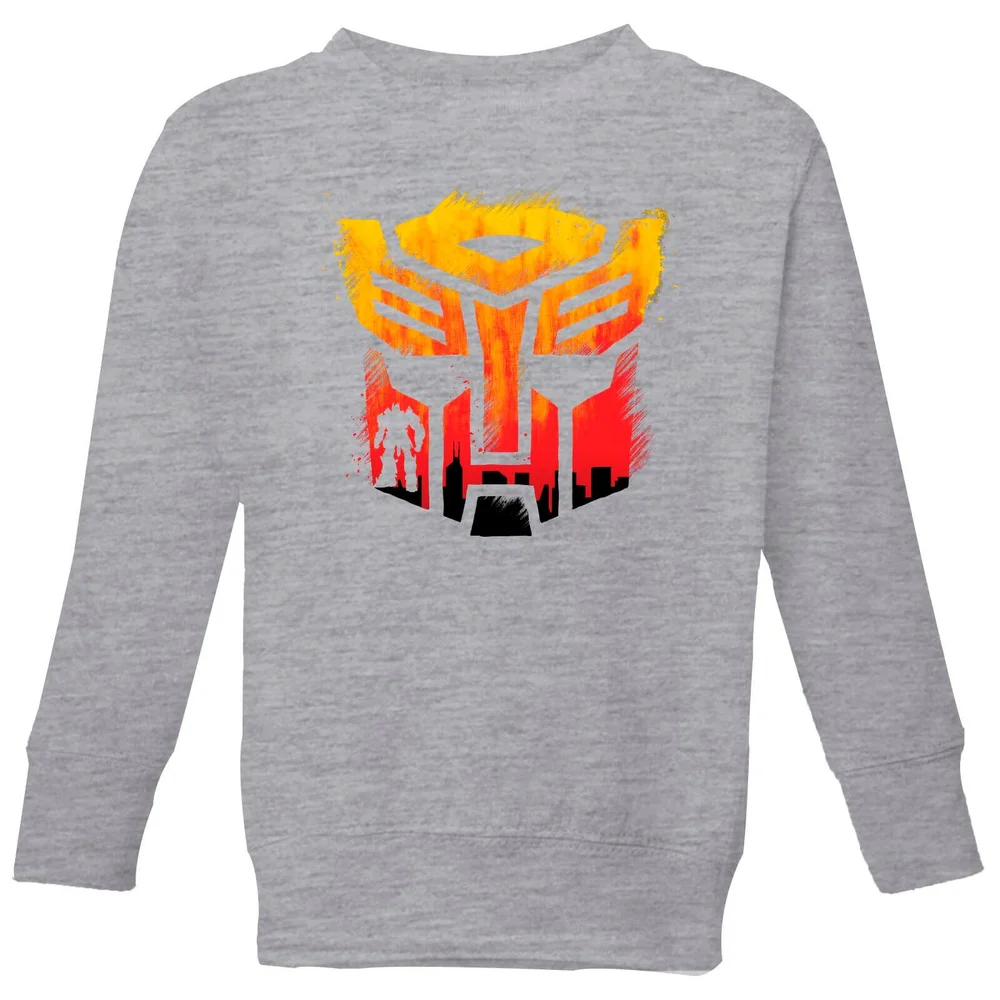 Transformers Autobot Symbol Kids' Sweatshirt - Grey - 3-4 Jahre Bild 1