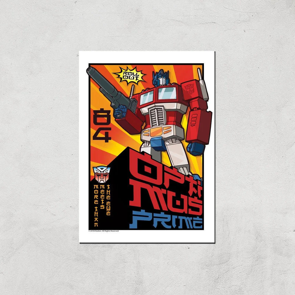 Transformers Roll Out Poster Art Print - A4 - Print Only Bild 1