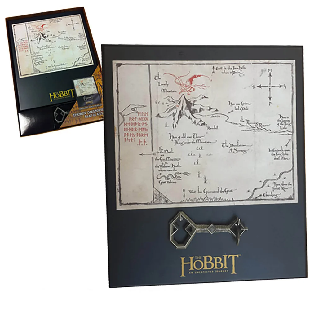 The Hobbit Thorin's 8 x 10" Map & Key Replica Bild 1