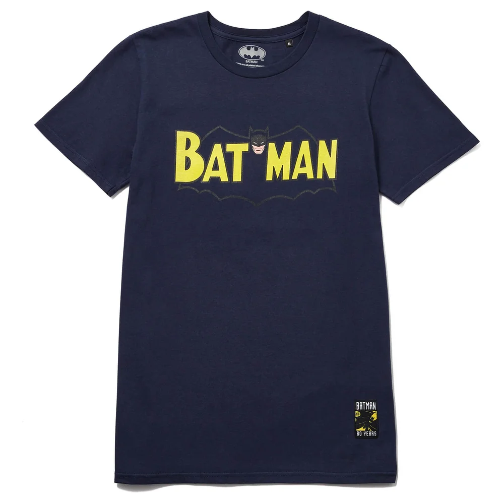 Batman 80. Jubiläum 50s Future T-Shirt - Navy Blau - S Bild 1