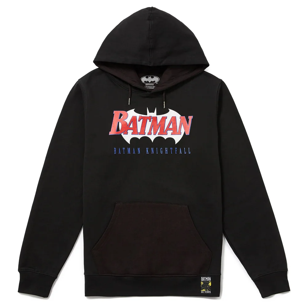 Batman 80. Jubiläum 90s Knightfall Hoodie - Schwarz - S Bild 1