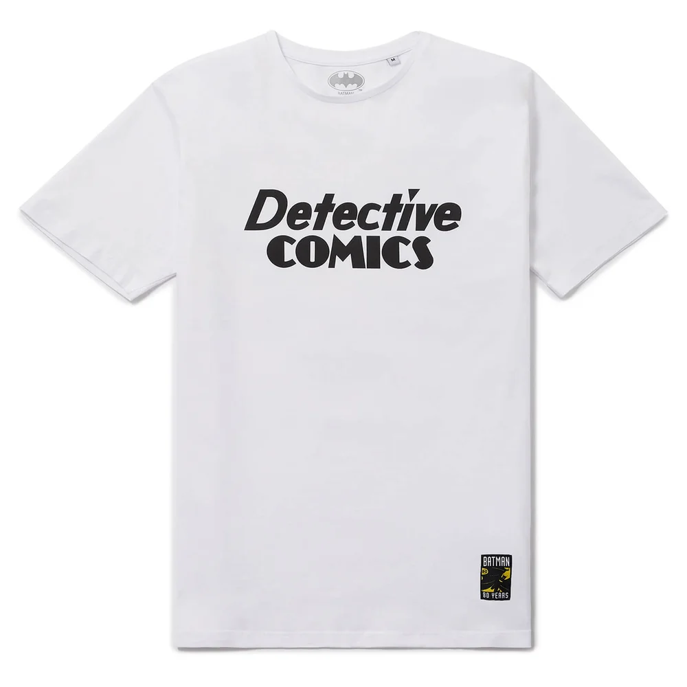 Batman 80. Jubiläum Detective Comics T-Shirt - Weiß - S Bild 1