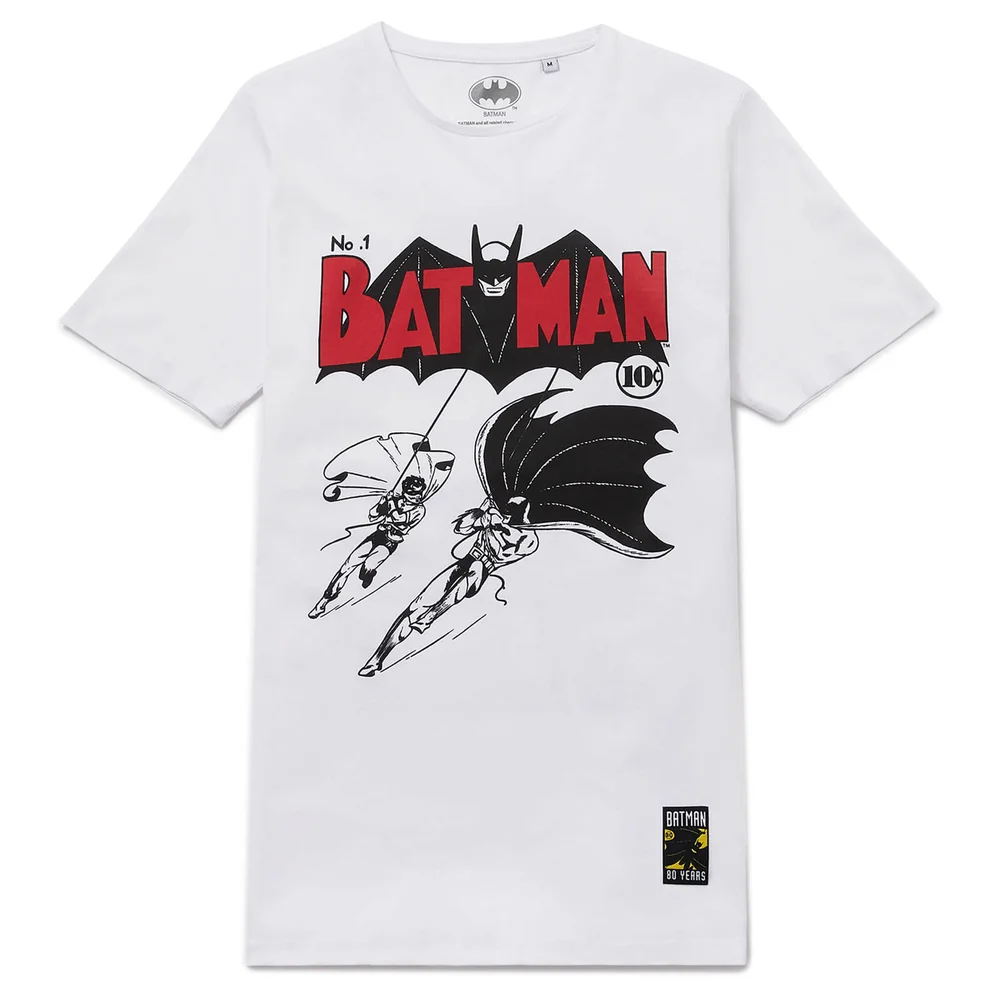 Batman 80. Jubiläum 40s Legend T-Shirt - Weiß - S Bild 1