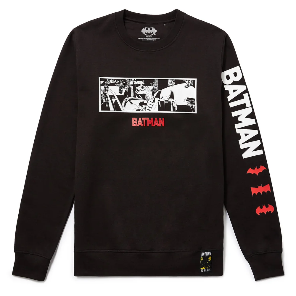Batman 80. Jubiläum Batmobile Sweatshirt - Schwarz - L Bild 1