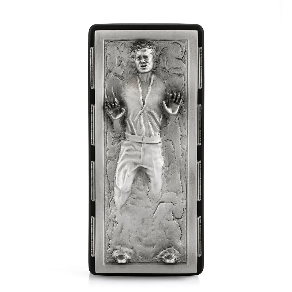 Royal Selangor Star Wars Han Solo eingefroren in Karbonit Zinn-Behälter 7,5 cm Bild 1