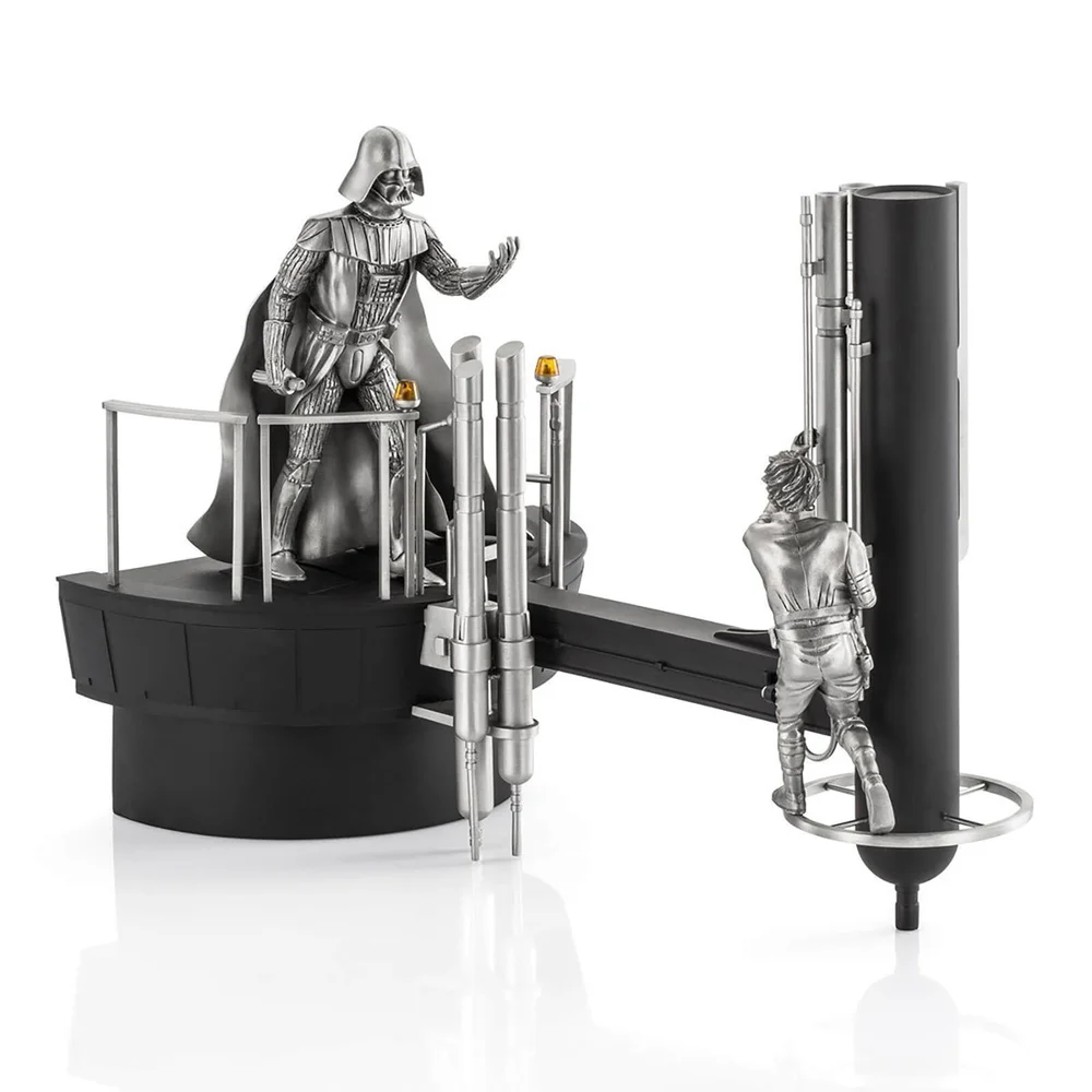 Royal Selangor Star Wars Luke vs. Darth Vader Limited Edition Zinn-Diorama 33,5 cm (500 Stück weltweit) Bild 1