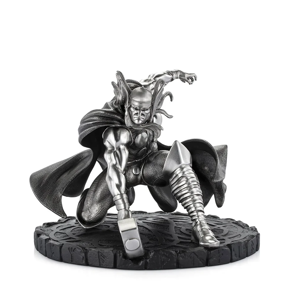 Royal Selangor Marvel Thor: Der Gott des Donners Zinnfigur in limitierter Auflage 16 cm (5000 Stück weltweit) Bild 1