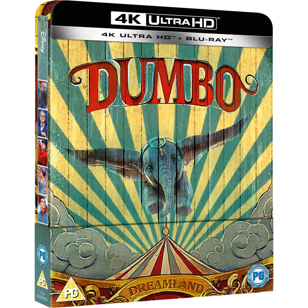 Dumbo 4K Ultra HD (Inklusive 2D Blu-ray) - Zavvi Exklusive Steelbook in limitierter Auflage Bild 1