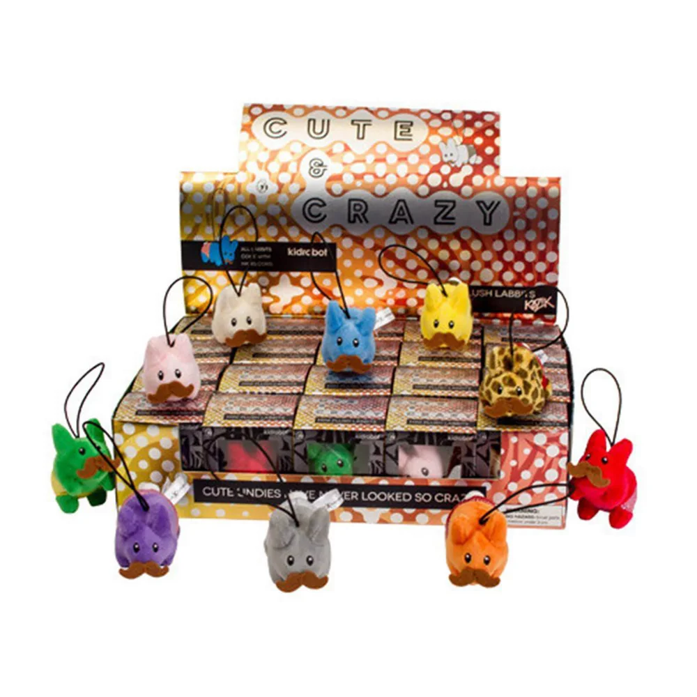 Kidrobot Happy Labbit Plüsch "Cute N' Crazy" Schlüsselbund-Sortiment Bild 1