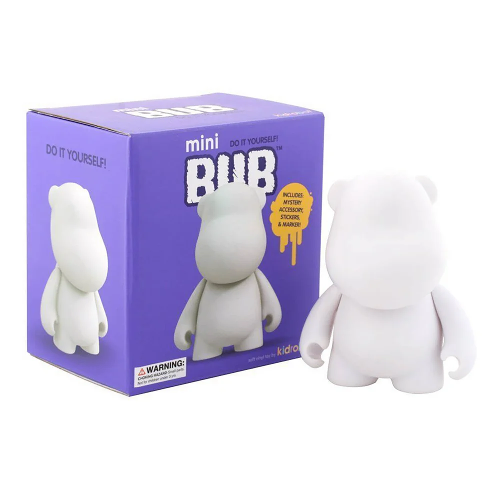 Kidrobot MunnyWorld Mini Bub 4"" Vinyl Figure White Bild 1