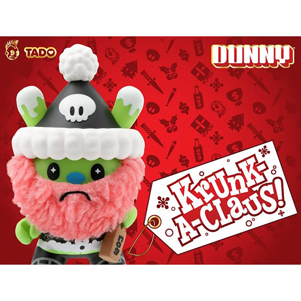 Kidrobot Krunk-a-Claus DUNNY 7,6 cm Vinyl Bild 1