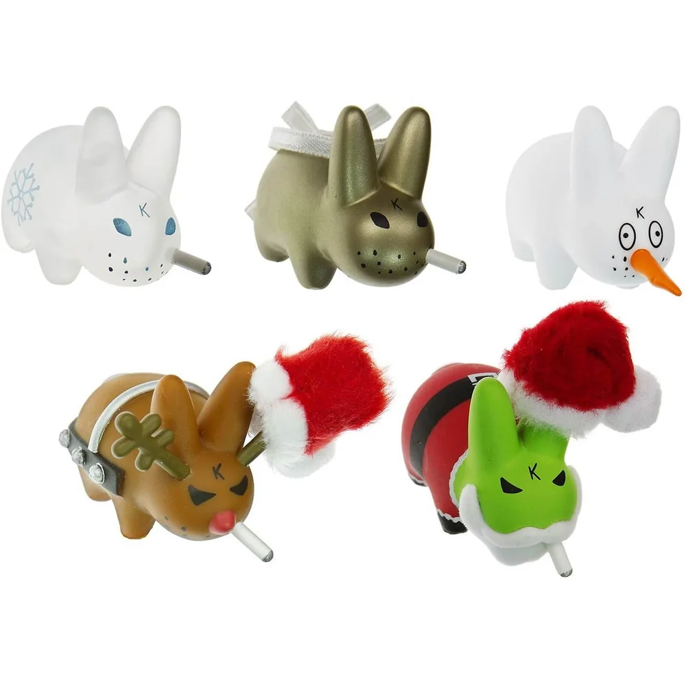 Kidrobot Xmas Wonderland 5-Pack Mini Serie 5 cm Vinylfigur Bild 1