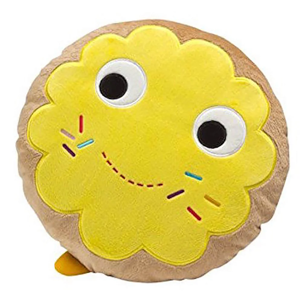 Kidrobot Yummy World 12"" Yellow Donut Toy Designer Plush Bild 1